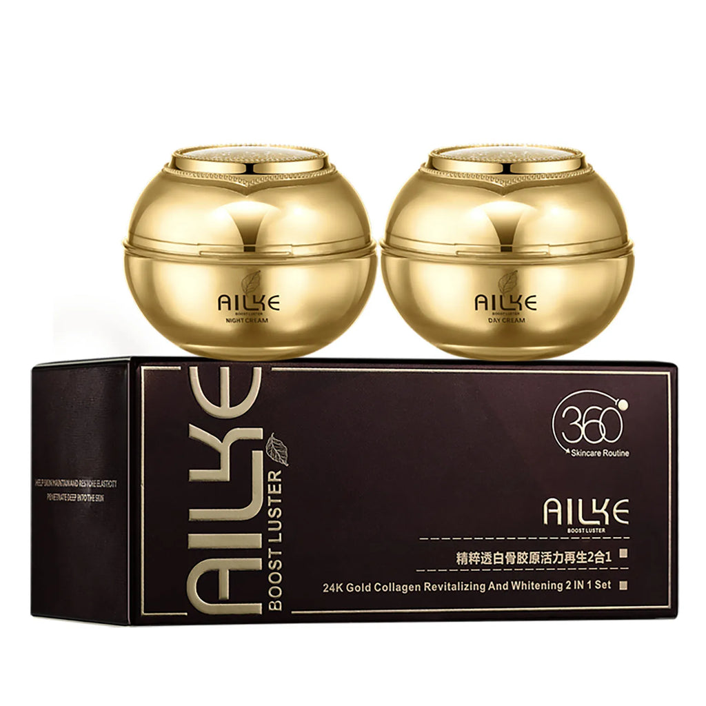 24K Gold Collagen Revitalizing & Whitening Face Care Set