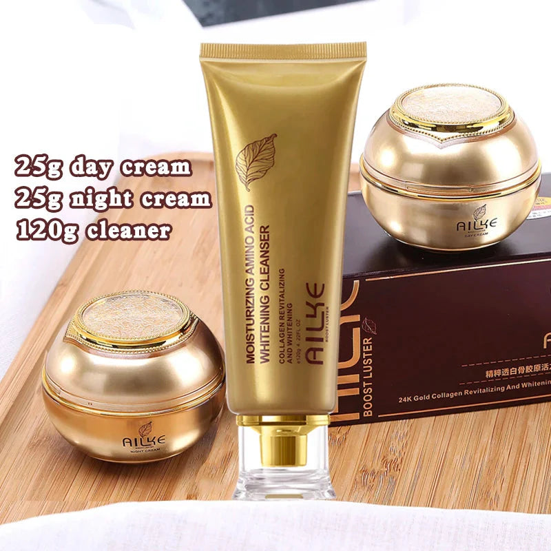 24K Collagen Revitalizing & Whitening Face Care Set
