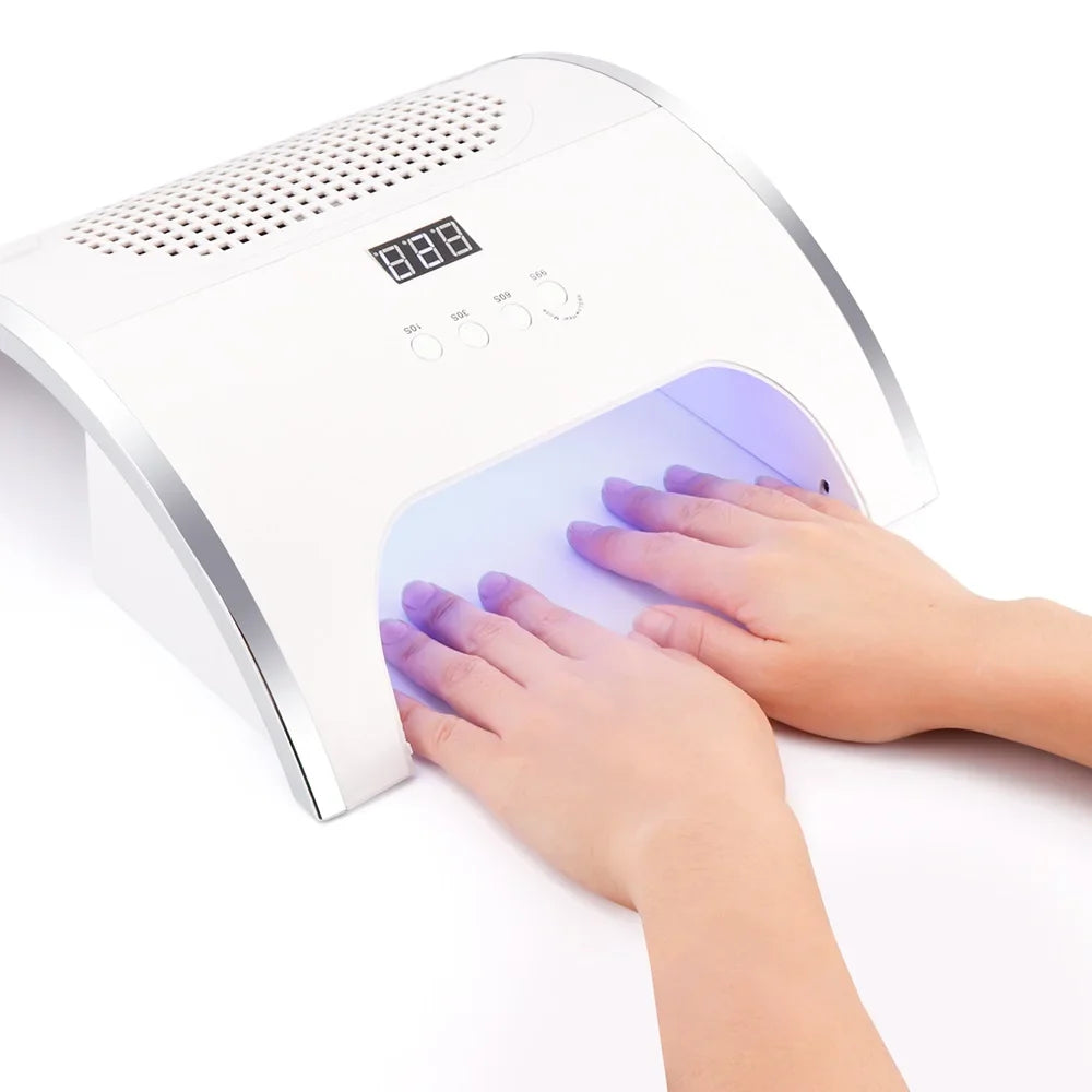 2-IN-1 Nail Dust Collector And Nail Drying Lamp