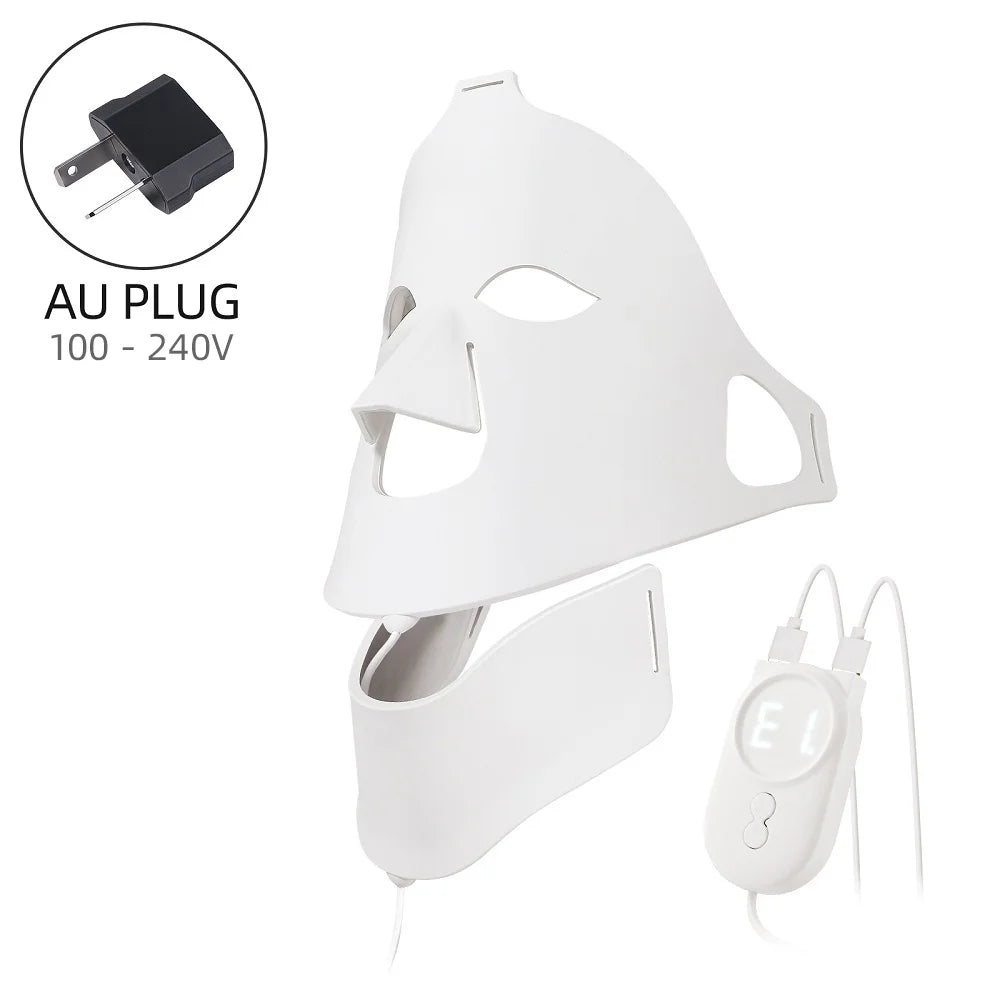 Face Neck Silicone LED Mask