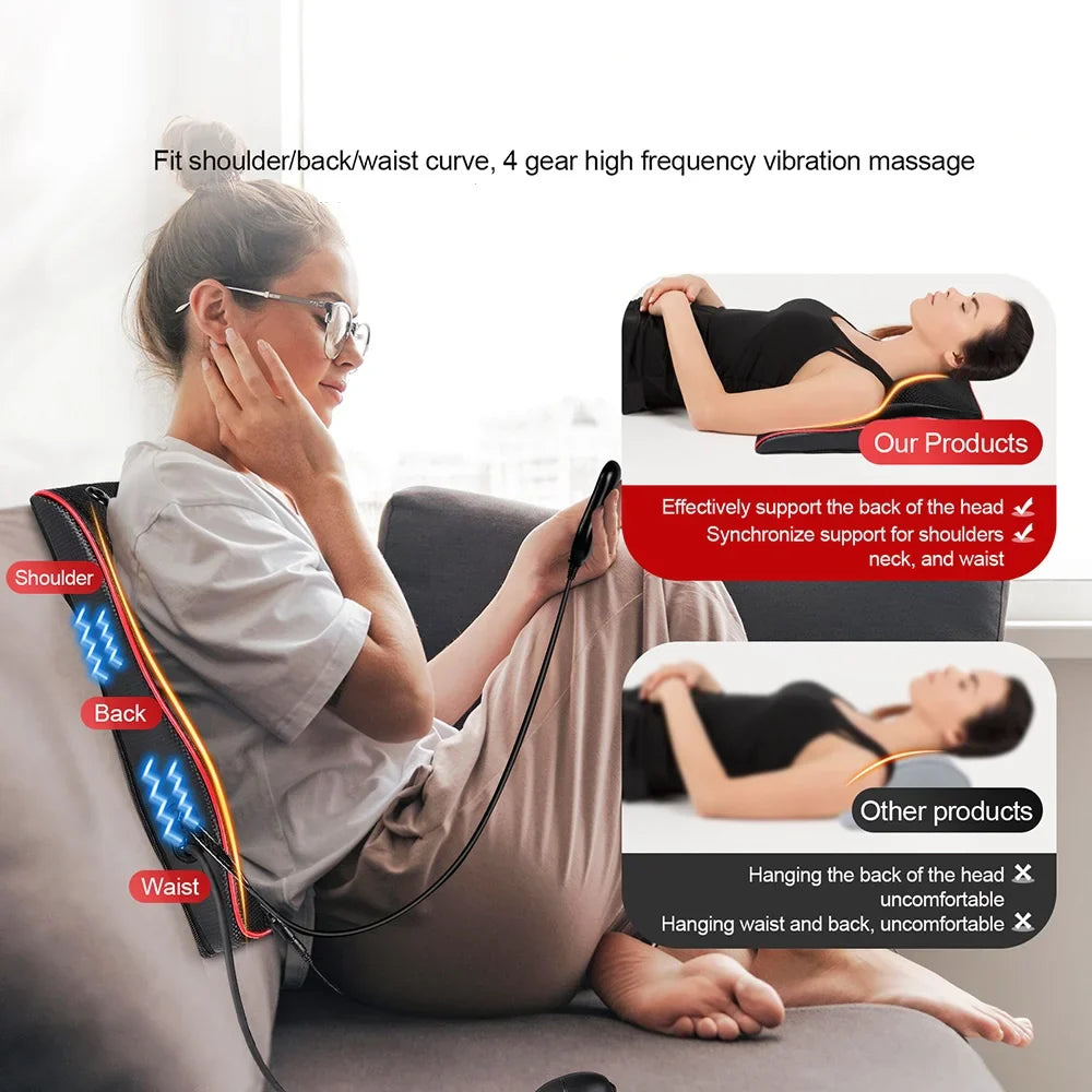 Back And Neck Cervical Massage Pillow