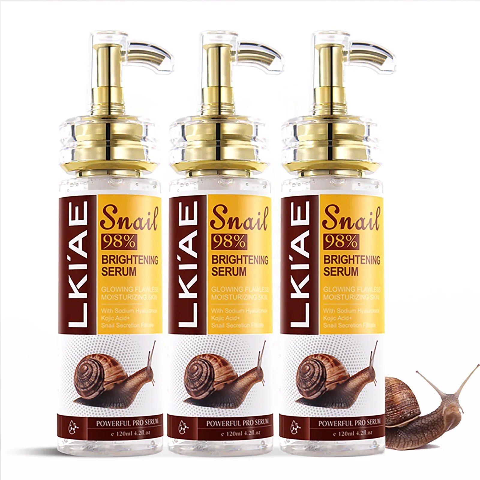 Natural Snail Brightening Face & Body Serum