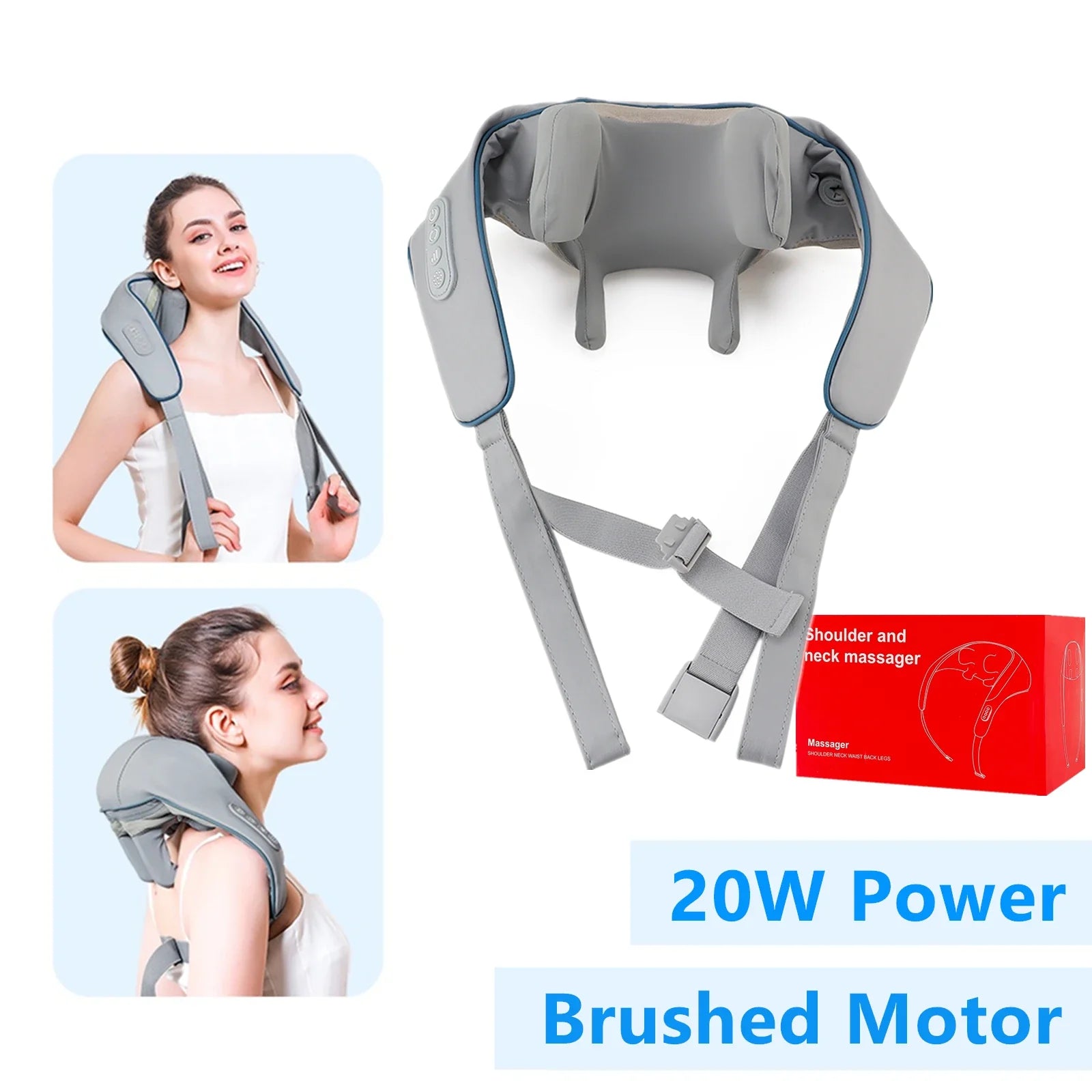 26W Brushless Motor Neck And Shoulder Massager