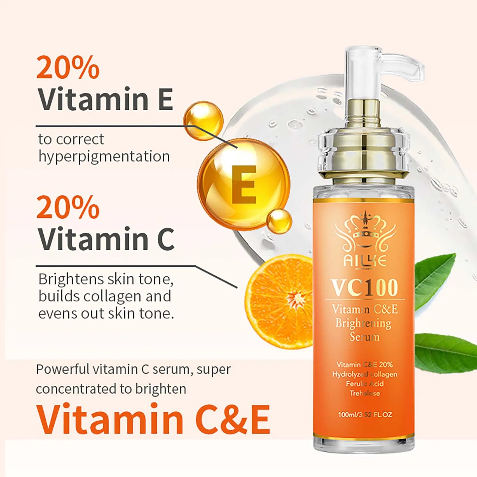 Brightening Serum – With Vitamin C & Vitamin E