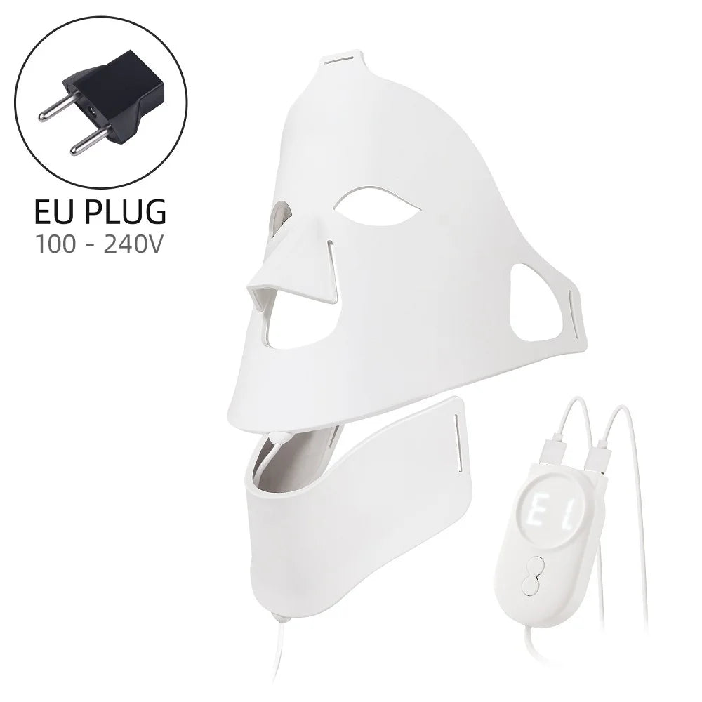 Face Neck Silicone LED Mask