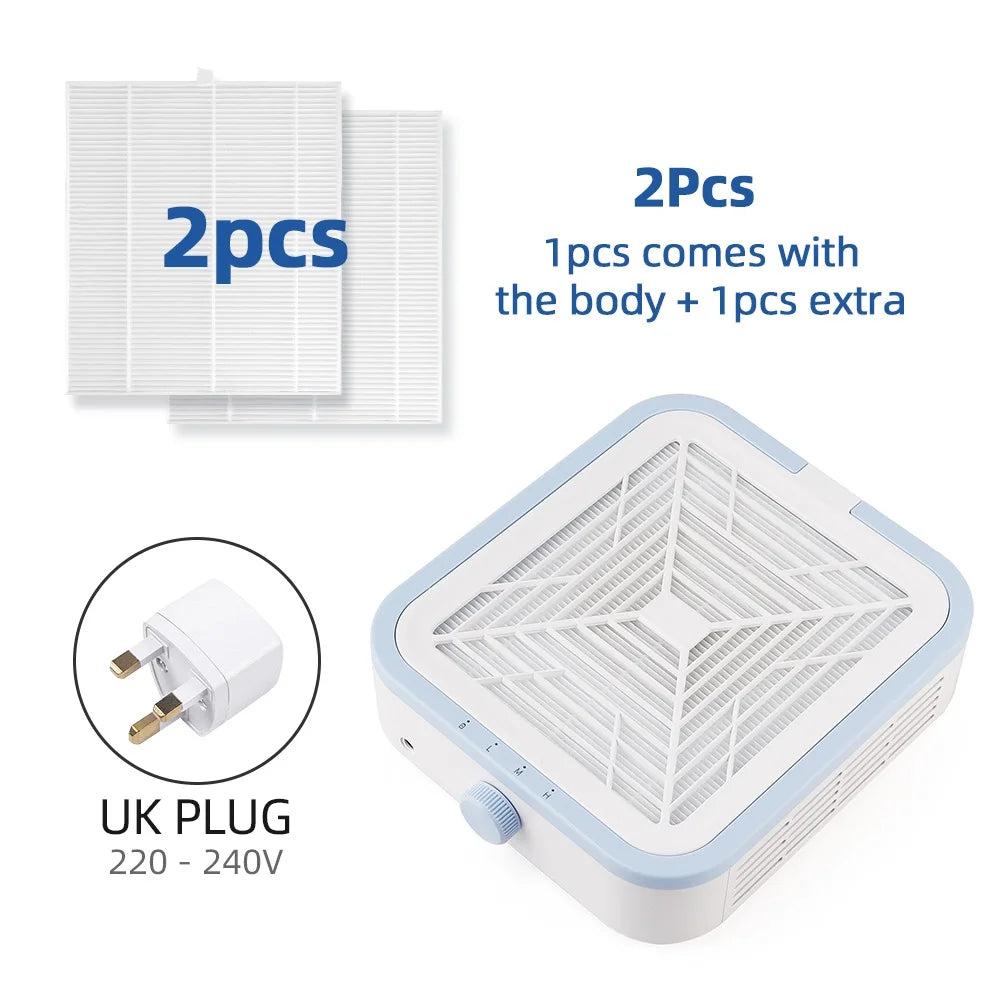 Wireless 120W Super Suction Nail Cleaner Machine