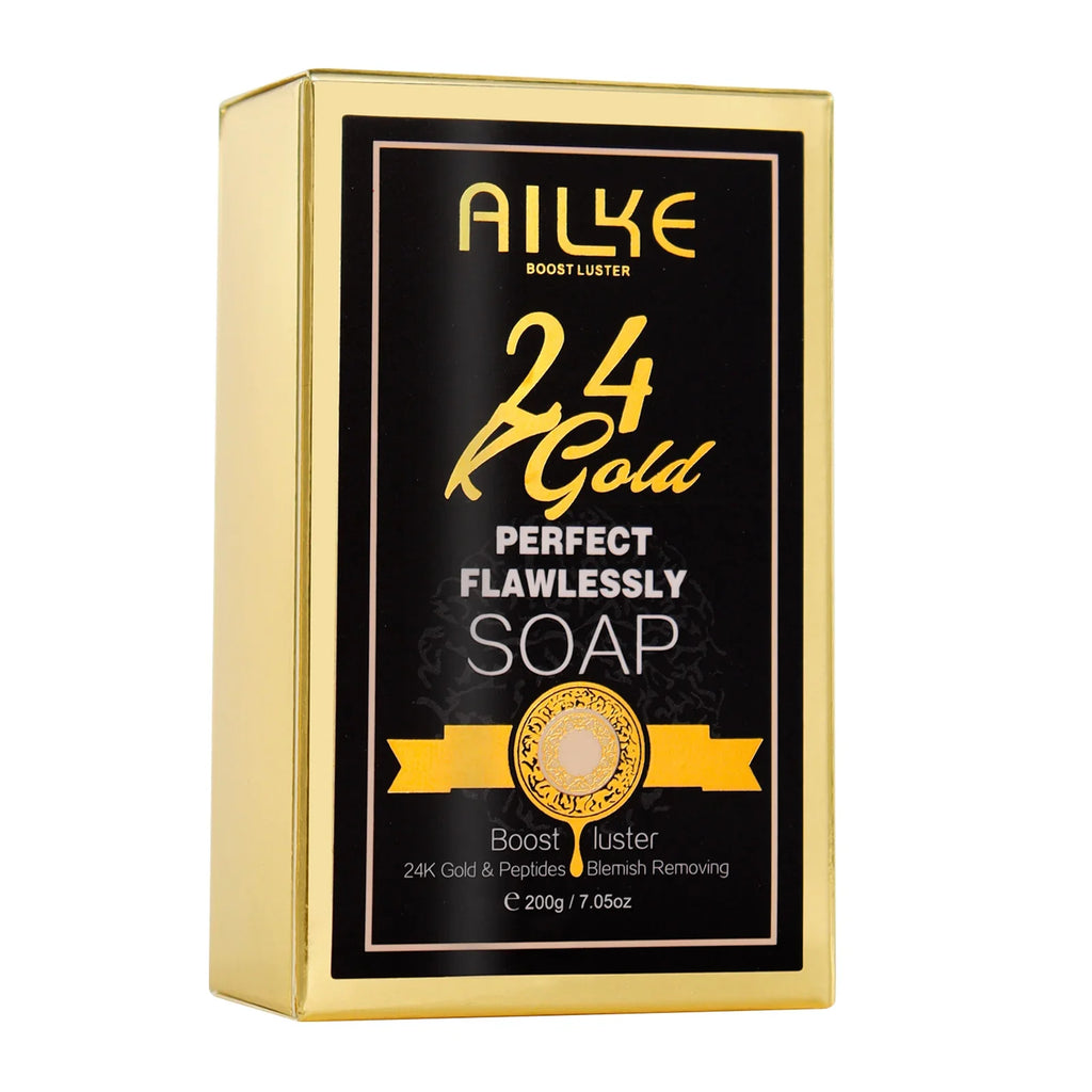 24k Gold Foil Whitening Soap