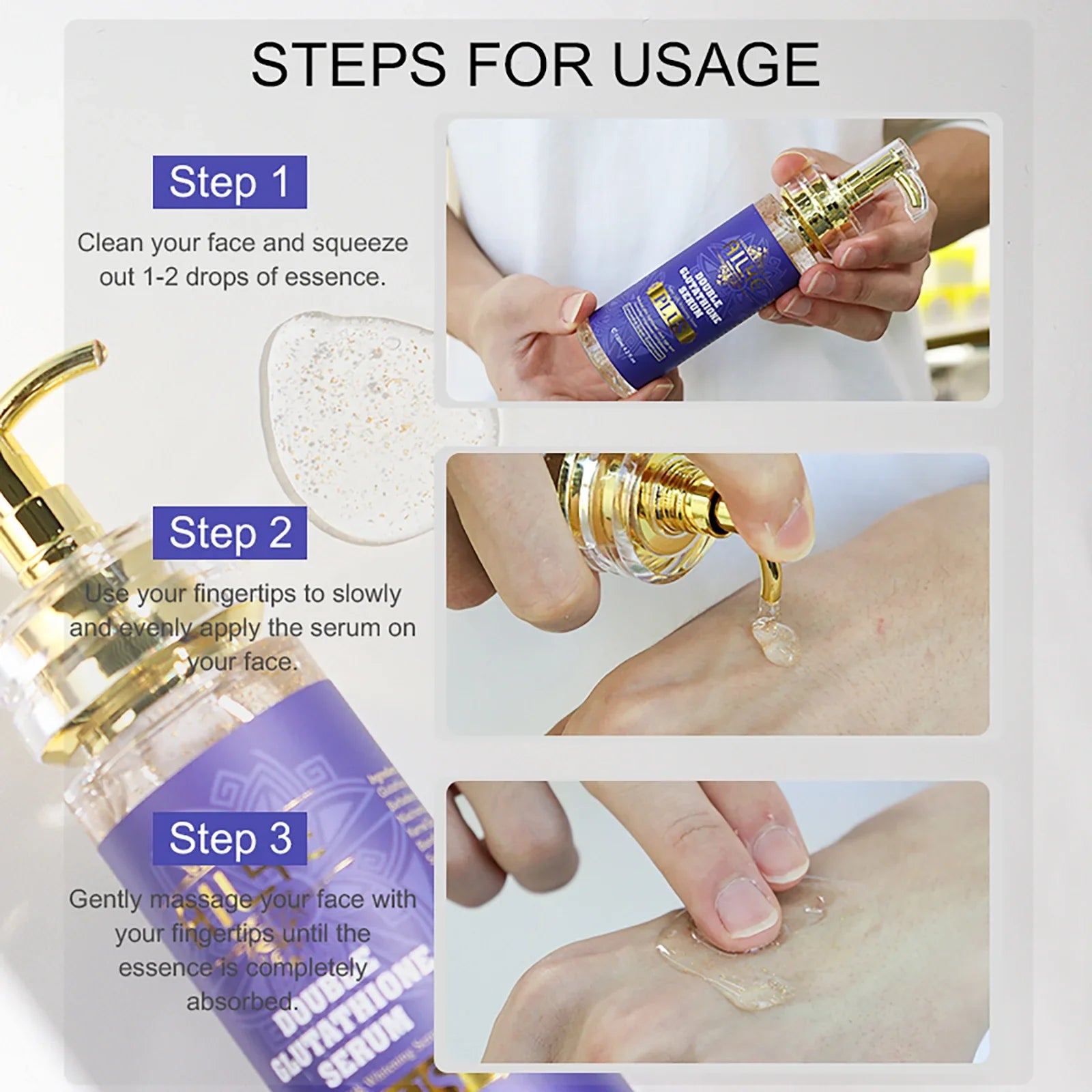 24K Whitening Serum Double Glutathione Serum