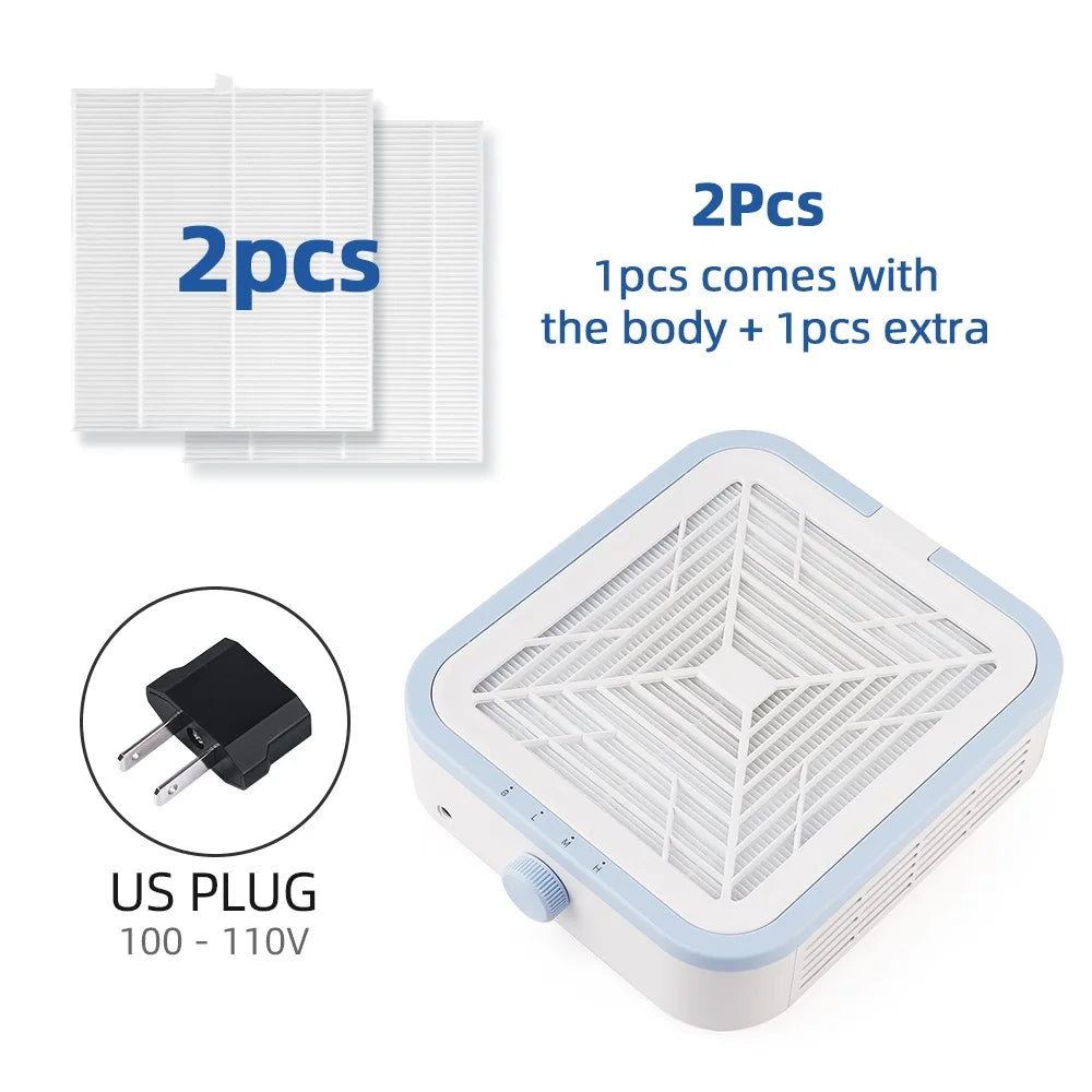 Wireless 120W Super Suction Nail Cleaner Machine