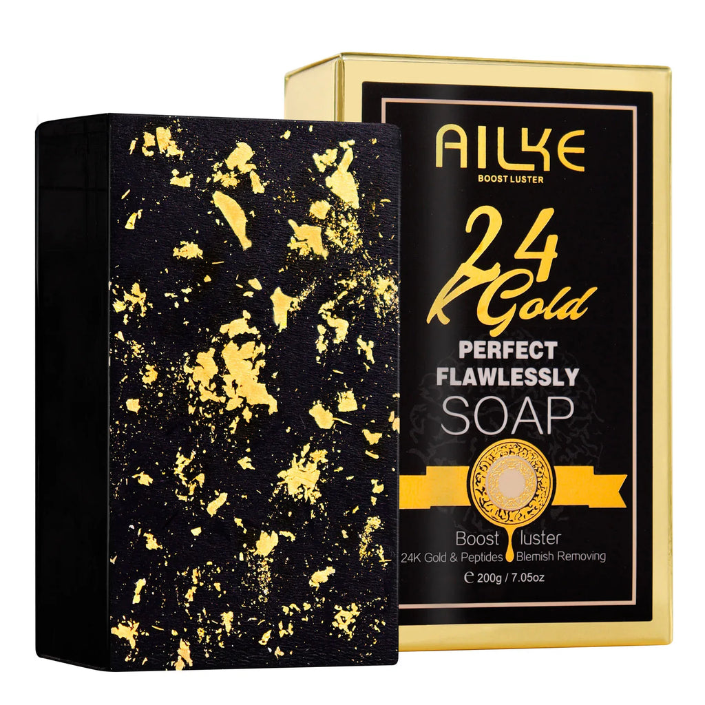 24k Gold Foil Whitening Soap