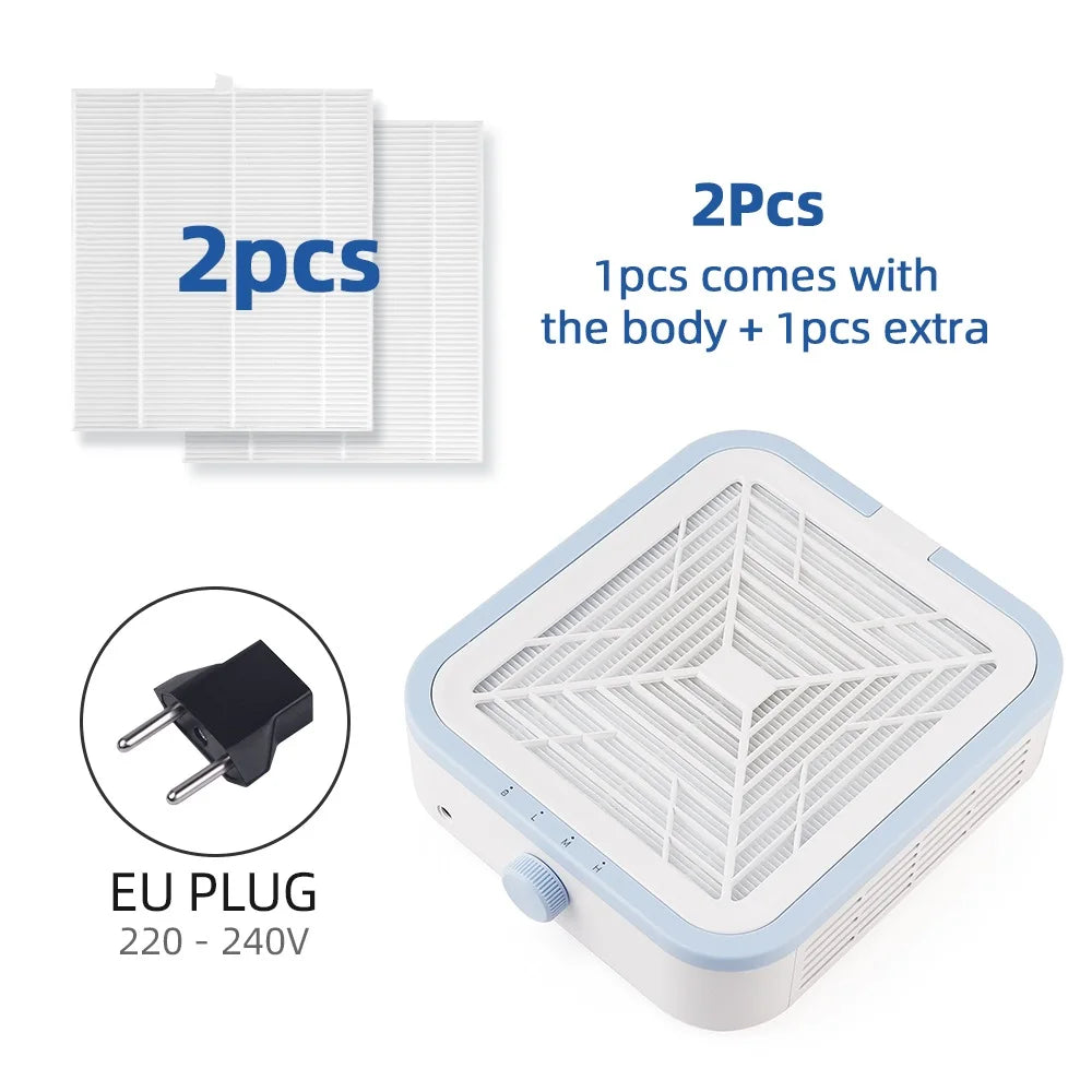 Wireless 120W Super Suction Nail Cleaner Machine